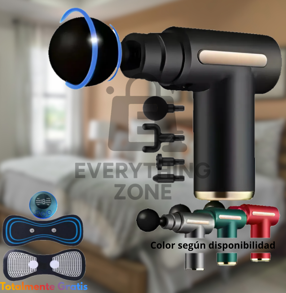 Combo Pistola Masajeadora + Mini Parche Mariposa